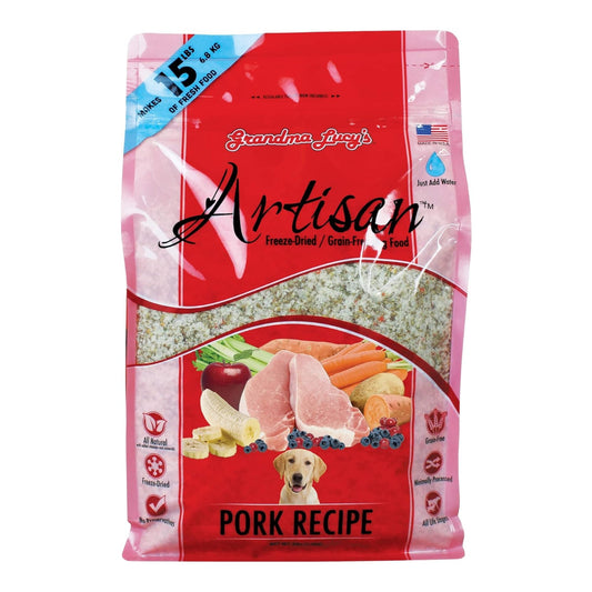 Grandma Lucys Dog Artisian Grain Free Pork 3 Lbs,