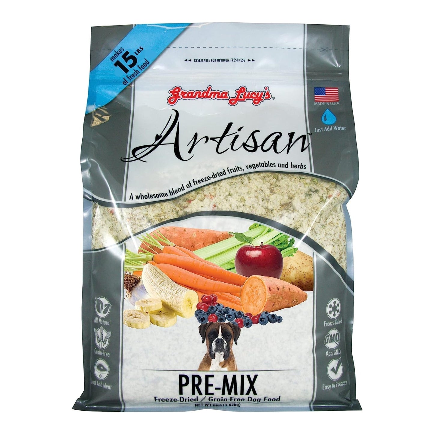 Grandma Lucys Dog Artisian Grain Free Pre-Mix 3 Lbs,