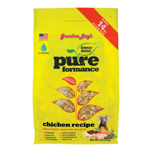 Grandma Lucys Dog Pure Grain Free Chicken Chickpea 3 Lbs,