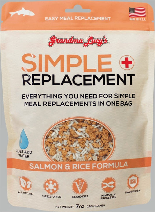 Grandma Lucys Dog Freeze Dried Simple Replacement Salmon 7 oz,