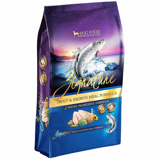 Zignature Dog 4Lb, Small Bite Trout Salmon