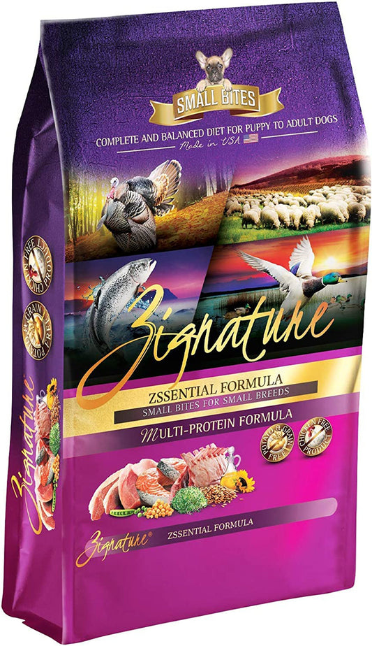 Zignature Dog 4Lb,  Small Bite Zssentials
