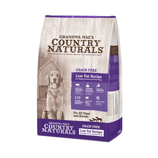 Grandma Mae's Country Naturals Grain Free Low Fat Dry Dog Food Pork 1ea/25 lb