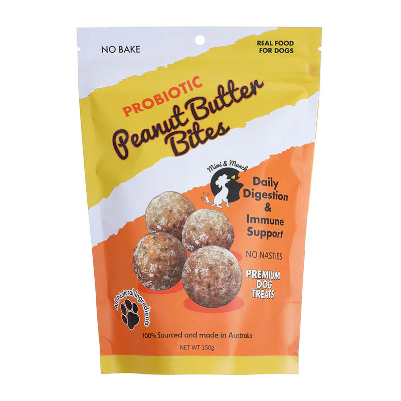 DOG TREATS | Mimi & Munch: Probiotic Peanut Butter Bites (NEW)