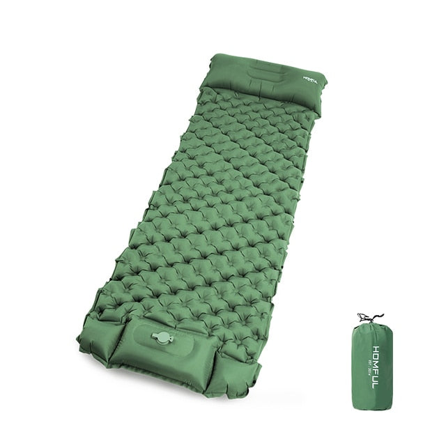 Outdoor Inflatable Sleeping Pad: Ultra-Light Travel Comfort for Camping and Hiking