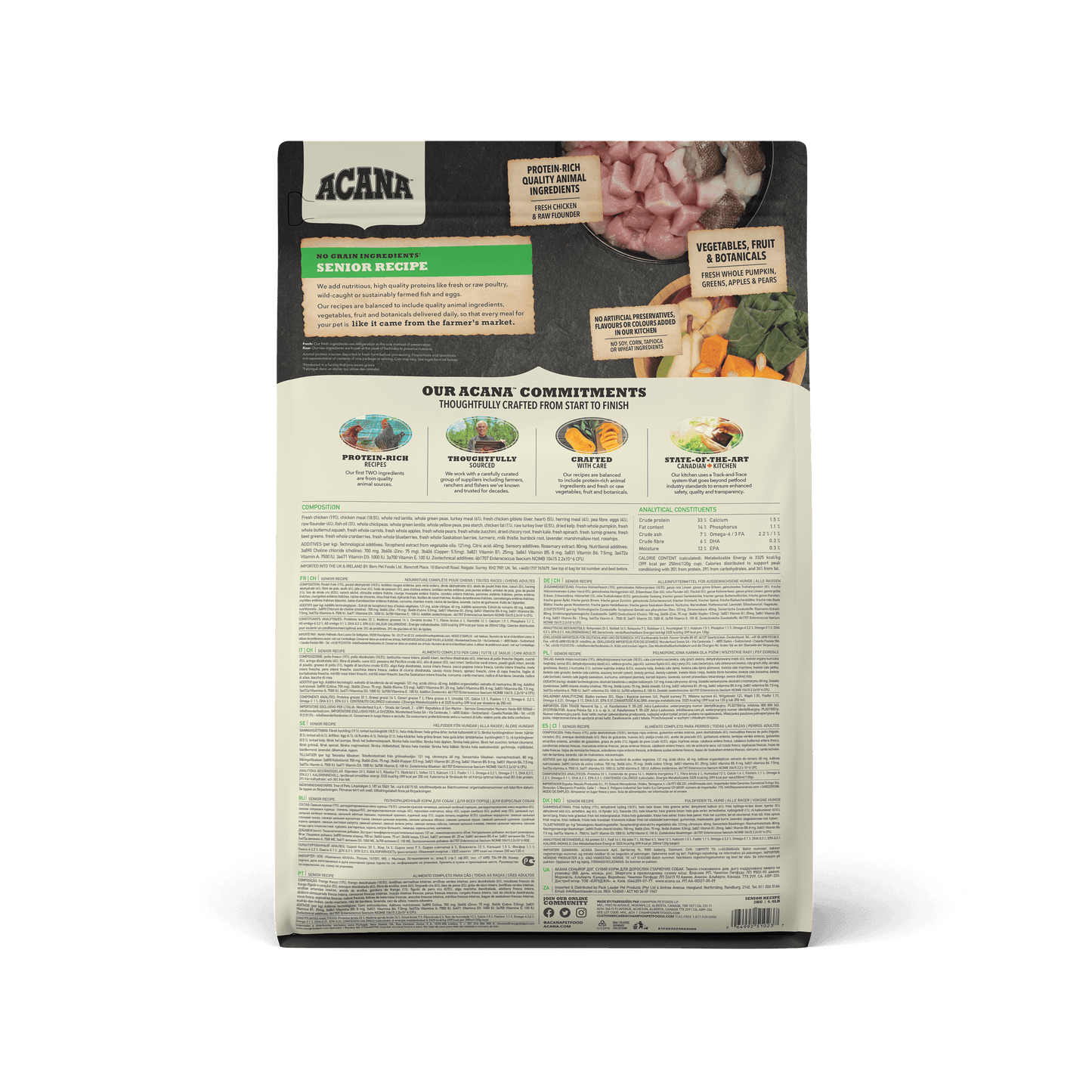 Acana Senior Dry Dog Food Recipe