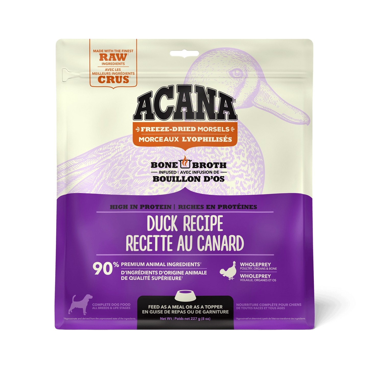 Acana Freeze-Dried Food Morsels Duck Recipe