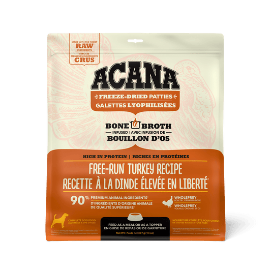 Acana Freeze-Dried Food Patties Free-Run Turkey Recipe