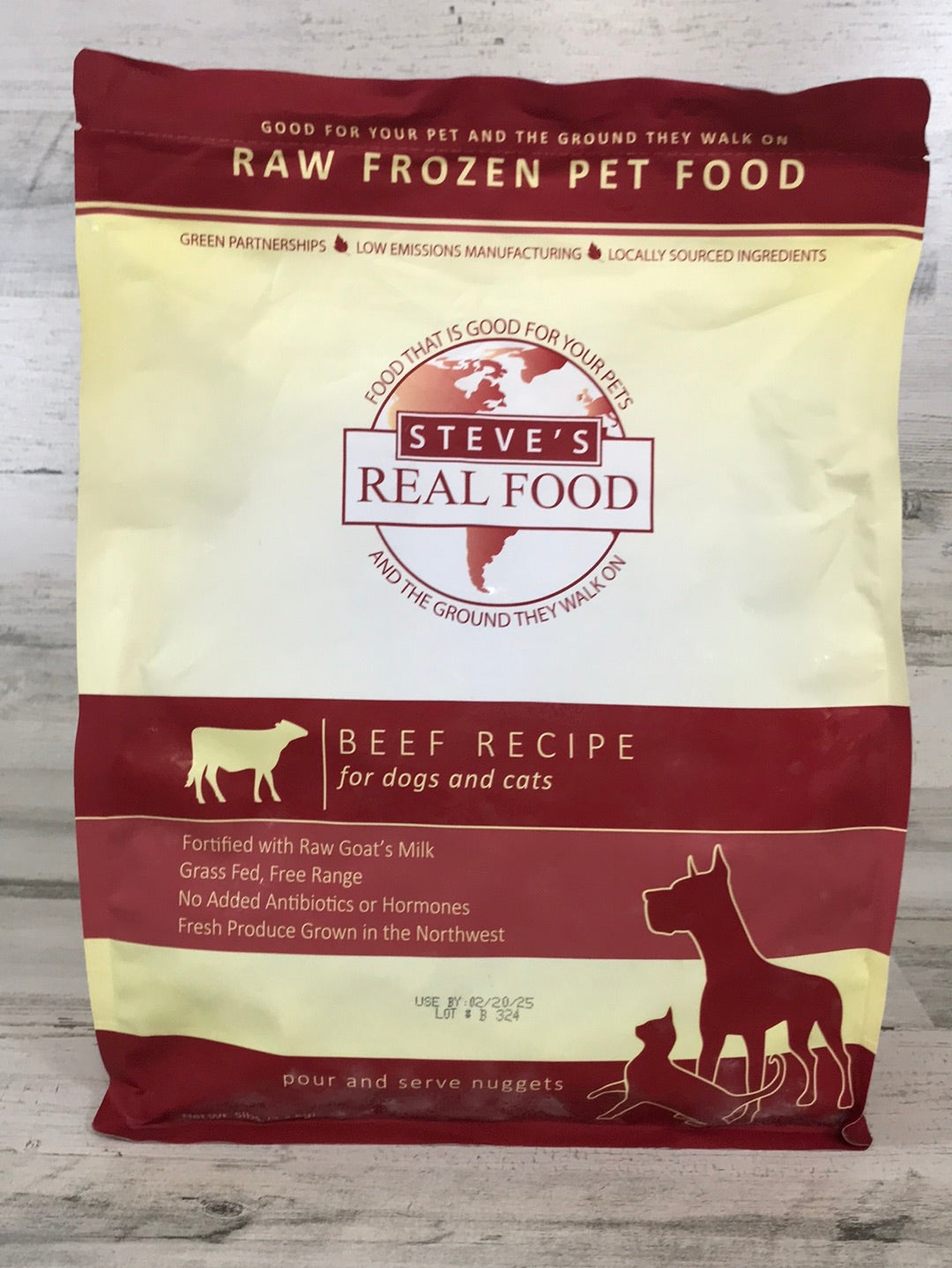 Steve's Real Food Beef Diet Frozen Raw Food