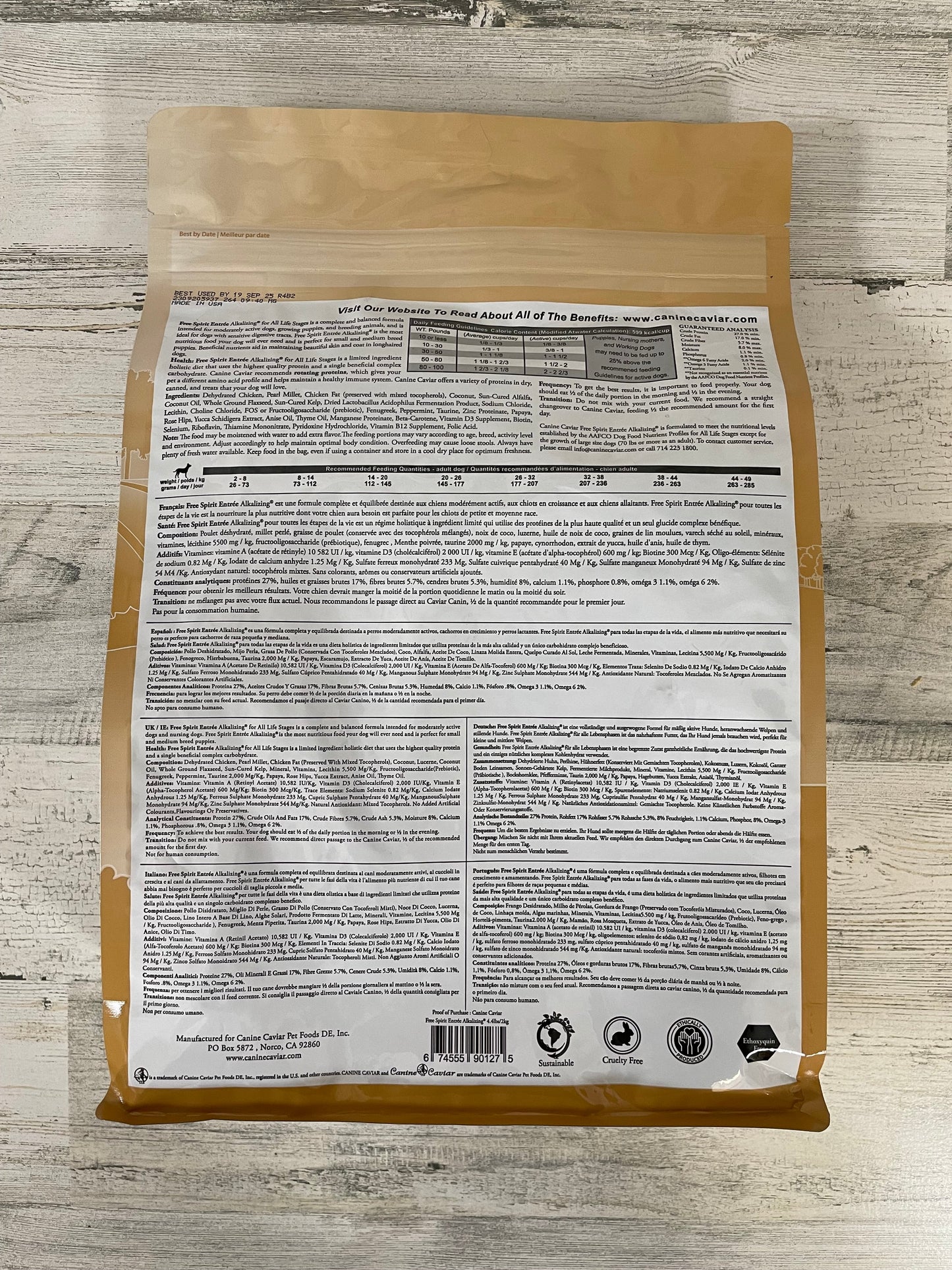 Canine Caviar Free Spirit Holistic Dry Dog Food