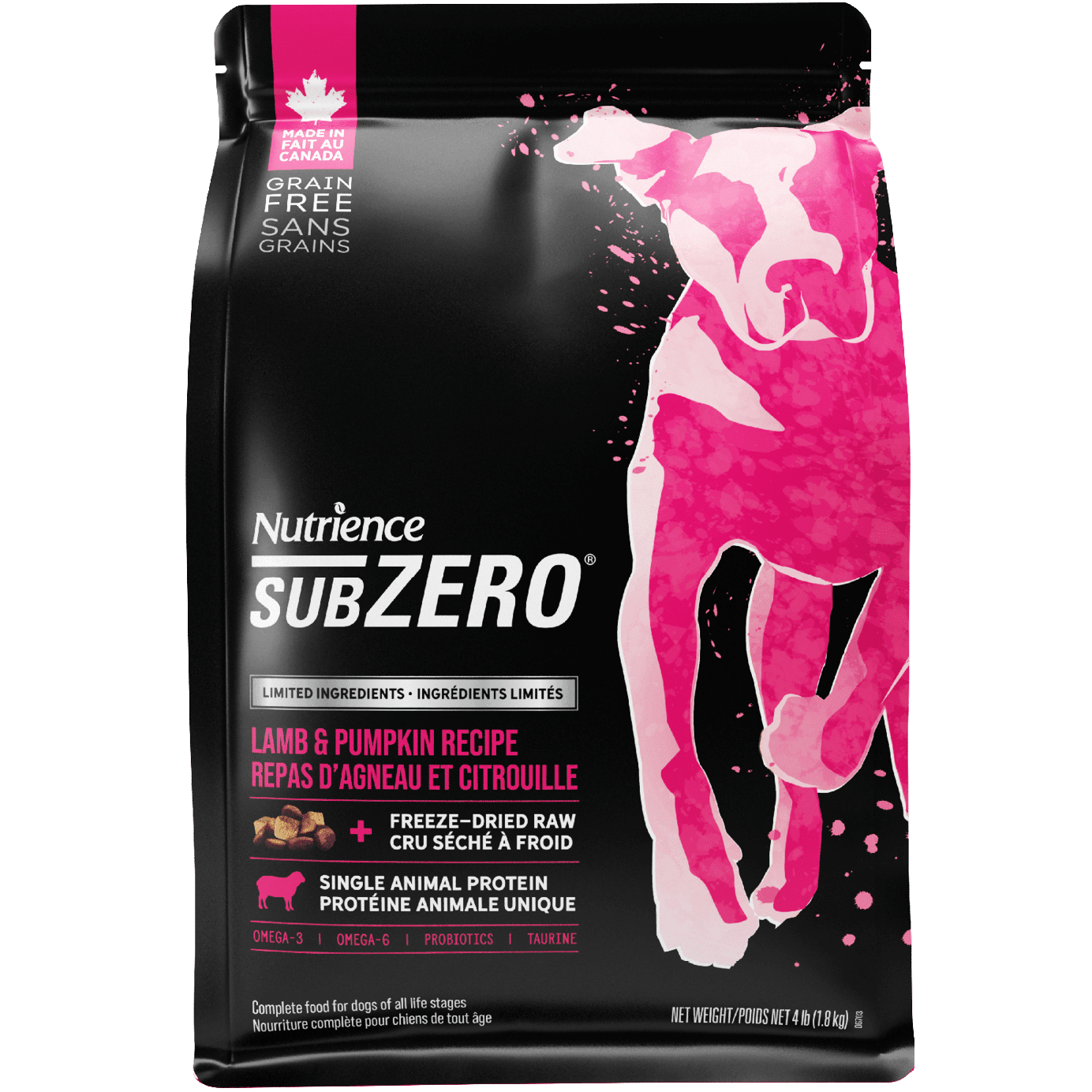 Nutrience SubZero Lamb & Pumpkin Limited Ingredient Dog Food