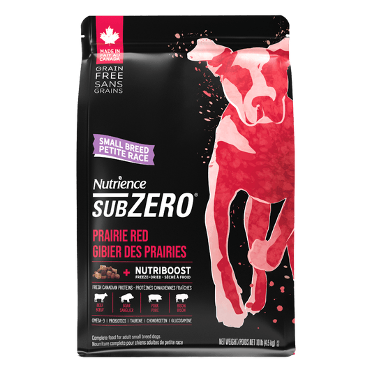 Nutrience Grain Free Dog Food SubZero Small Breed Prairie Red
