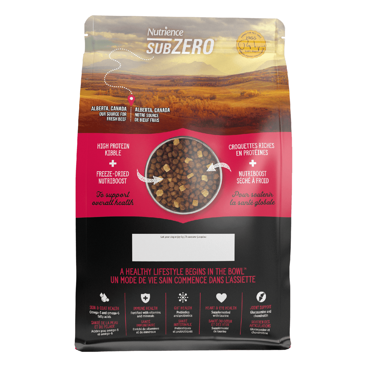 Nutrience Grain Free Dog Food SubZero Small Breed Prairie Red