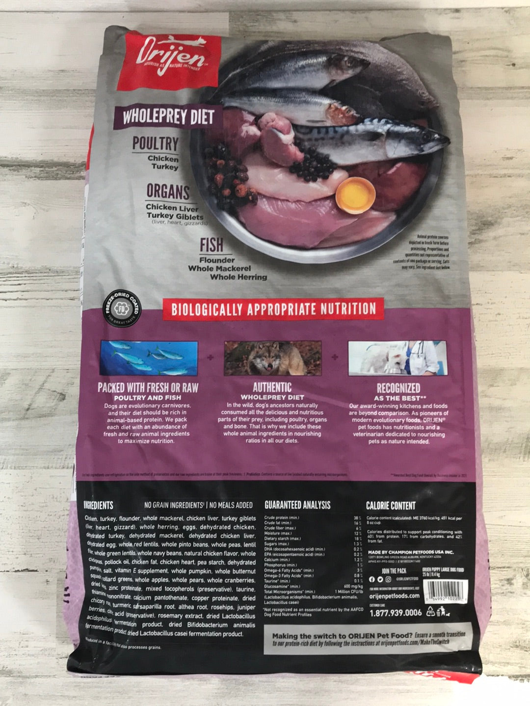 Orijen Large Breed Puppy Grain Free Dry Dog Food