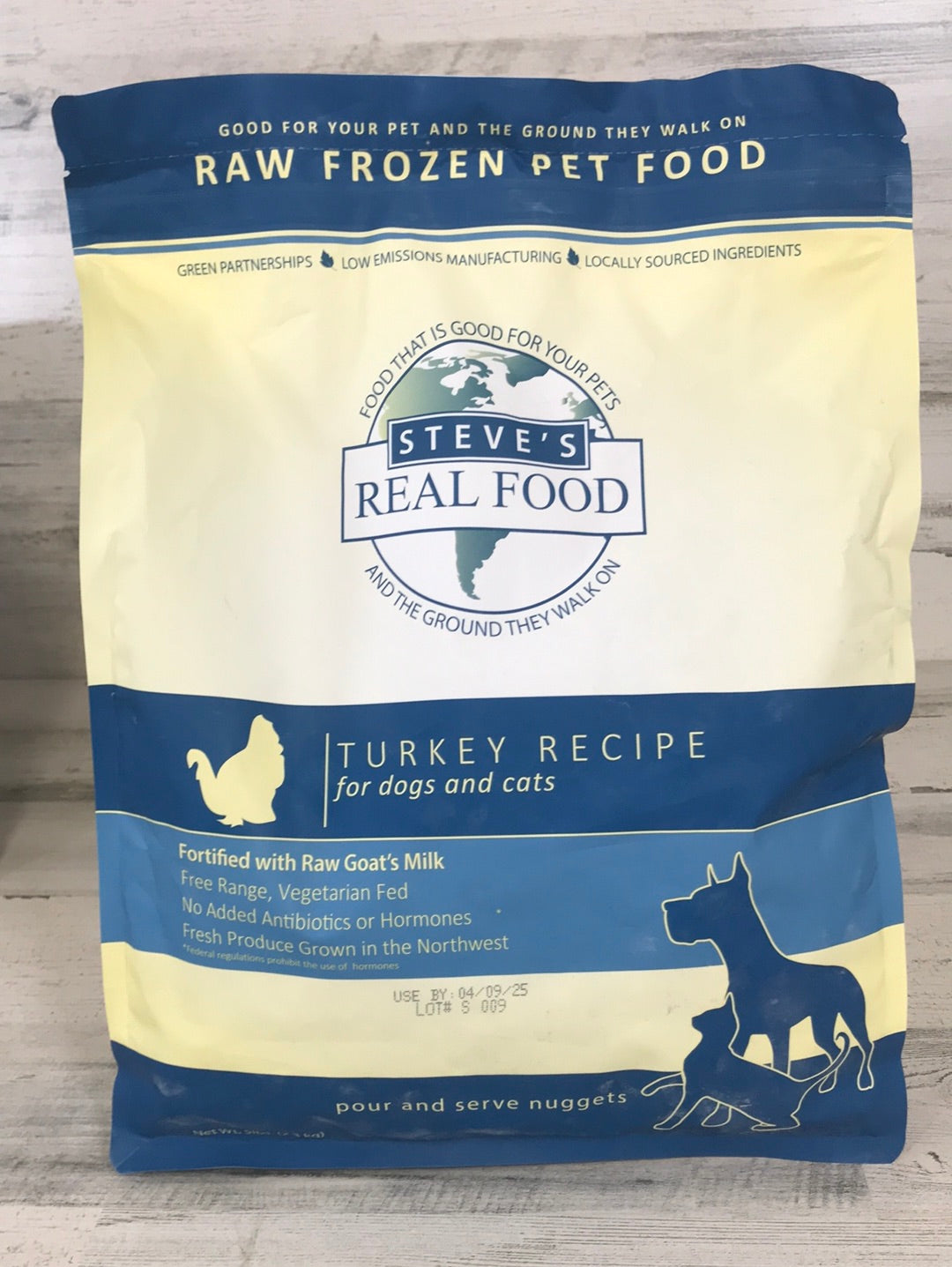 Steve's Real Food Turkey Diet Frozen Raw Dog Food