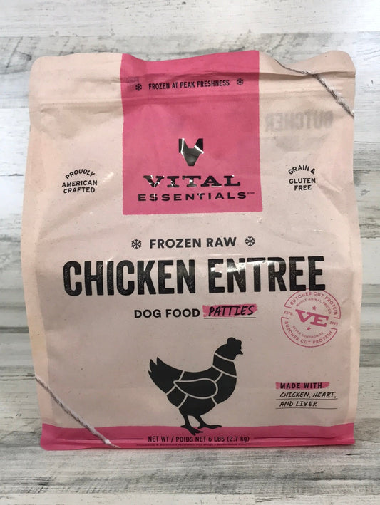 Vital Essentials Chicken Frozen Raw Dog Food