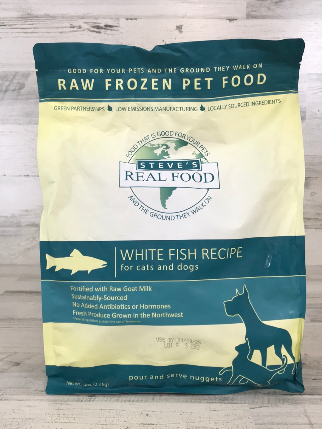 Steve's Real Food Whitefish Diet Frozen Raw Dog Food