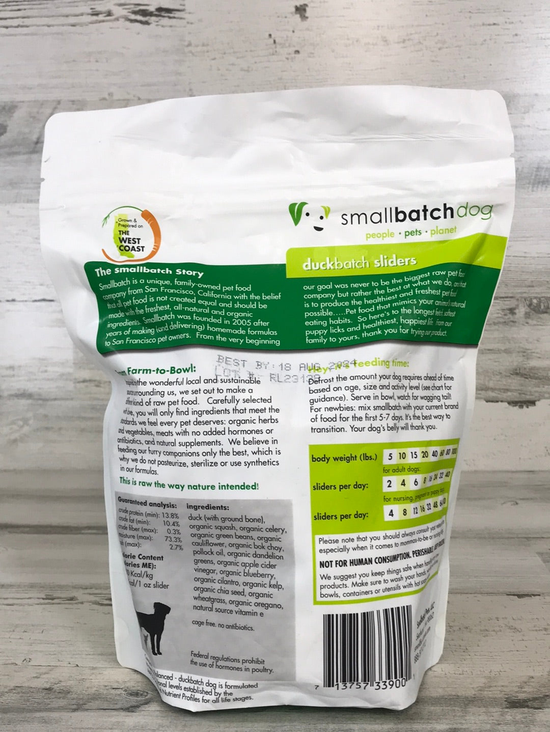 Smallbatch Duck Frozen Raw Dog Food