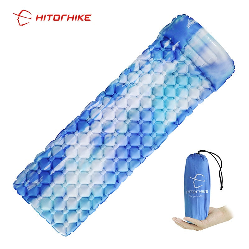 Outdoor Inflatable Sleeping Pad: Ultra-Light Travel Comfort for Camping and Hiking