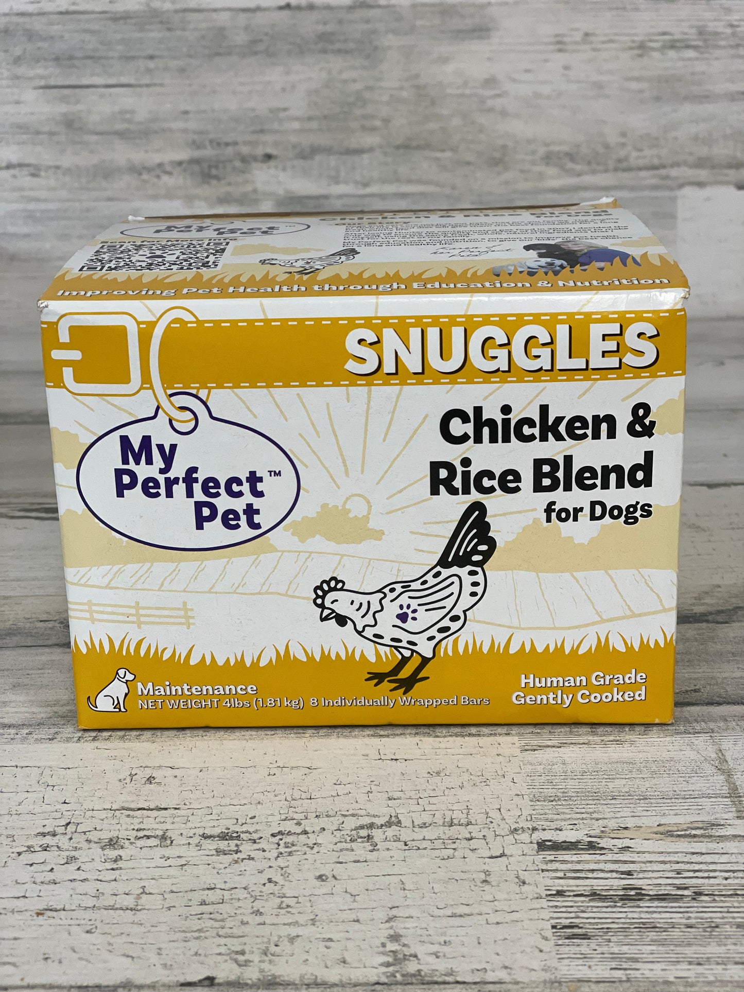 My Perfect Pet Frozen Snuggles Chicken & Rice Dog Food