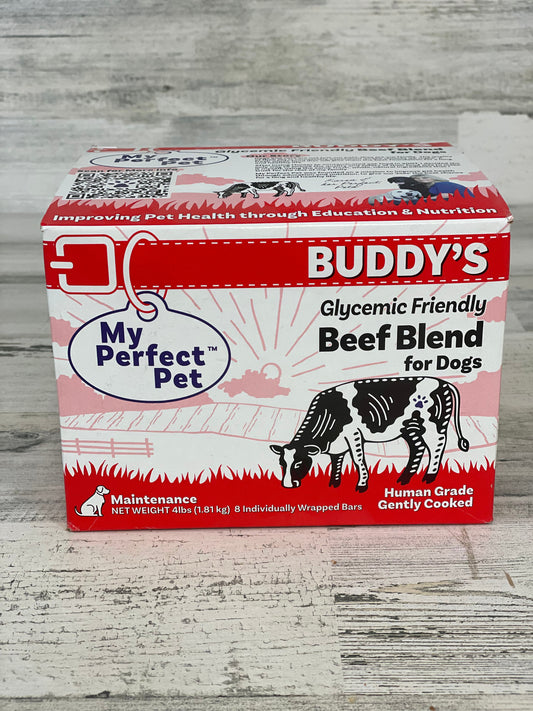 My Perfect Pet Buddy's Beef Frozen Low Glycemic Beef Dog Food