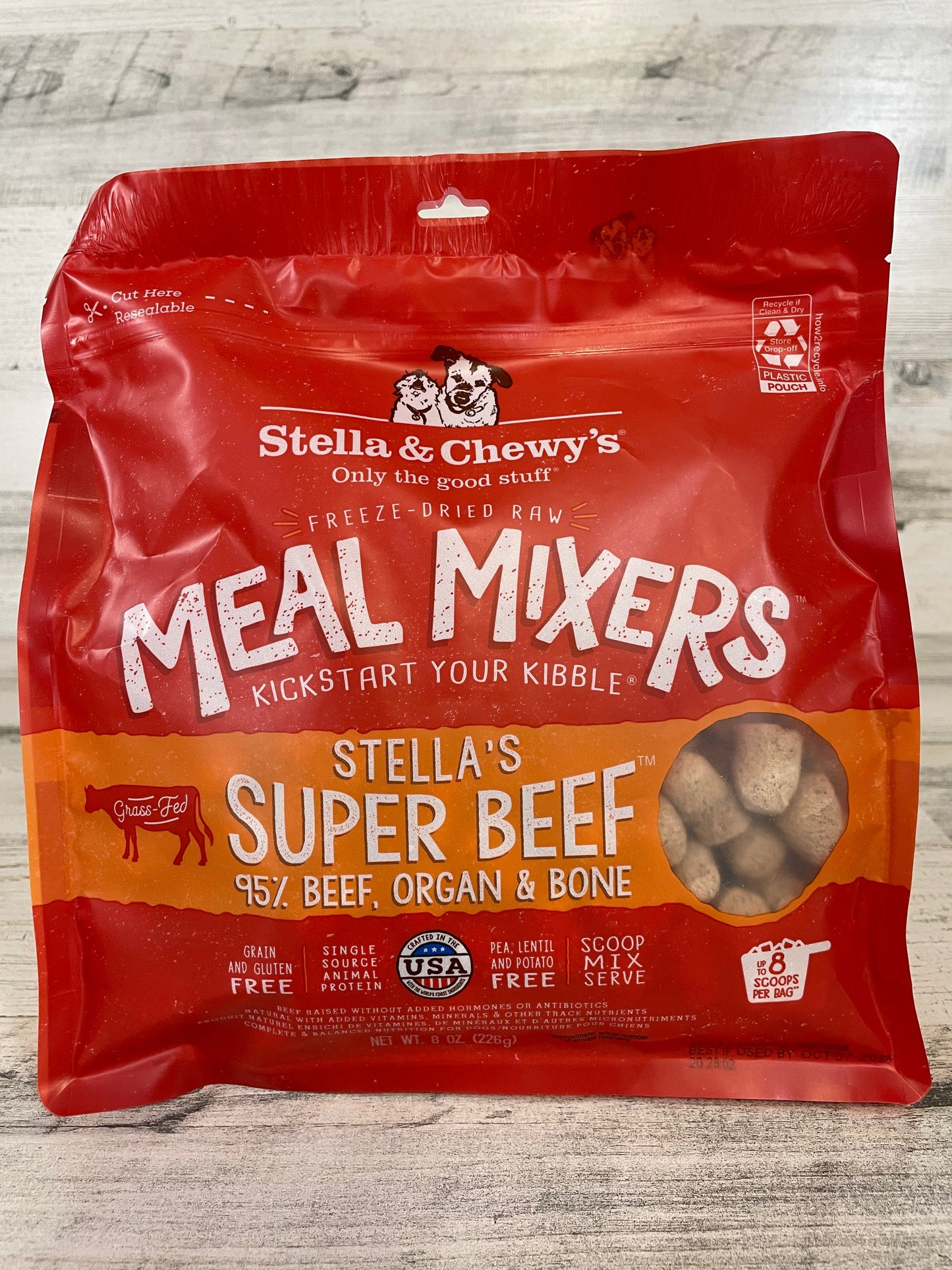Stella & Chewy's Super Beef Meal Mixer Freeze Dried Dog Food
