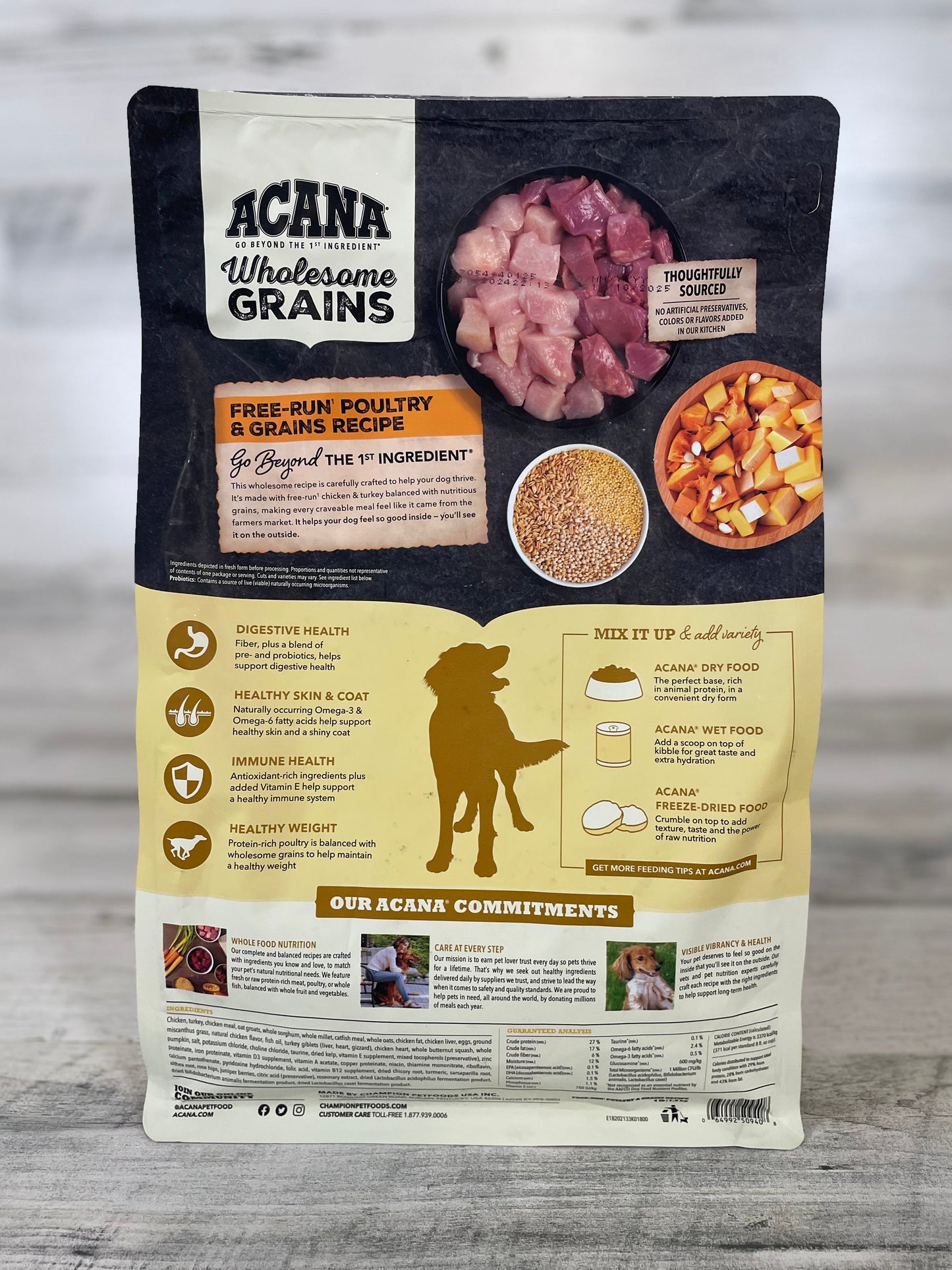 Acana Free-Run Poultry Wholesome Grain Dry Dog Food