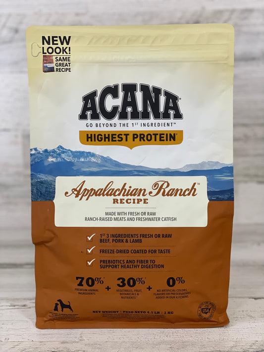 Acana Appalachian Ranch Grain Free Dry Dog Food