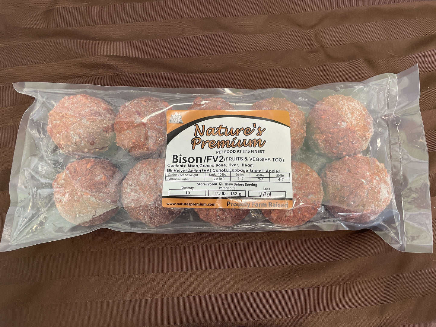 Nature's Premium Bison FV2 Muffins