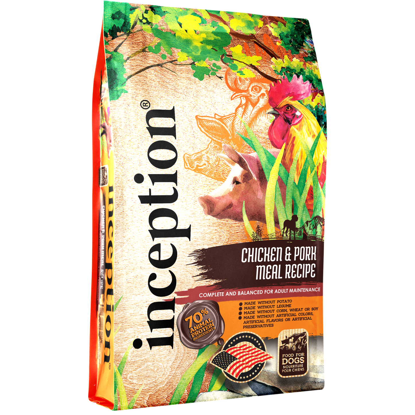 Inception Dog Food Legume Free Chicken & Pork Recipe