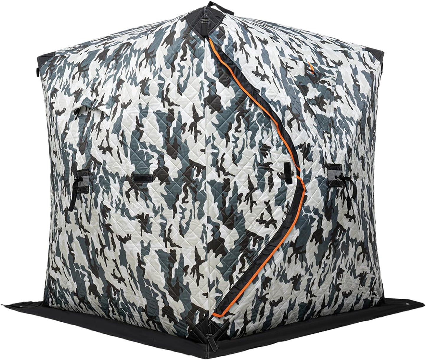Miduo 2 Person Insulated Ice Fishing Shelter with Carrying Bag & Zippered Door
