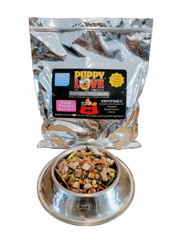 Puppy Love Freeze Dried Feast Pork Platter