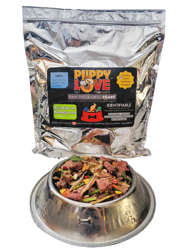Puppy Love Freeze Dried Feast Kickin' It Kangaroo