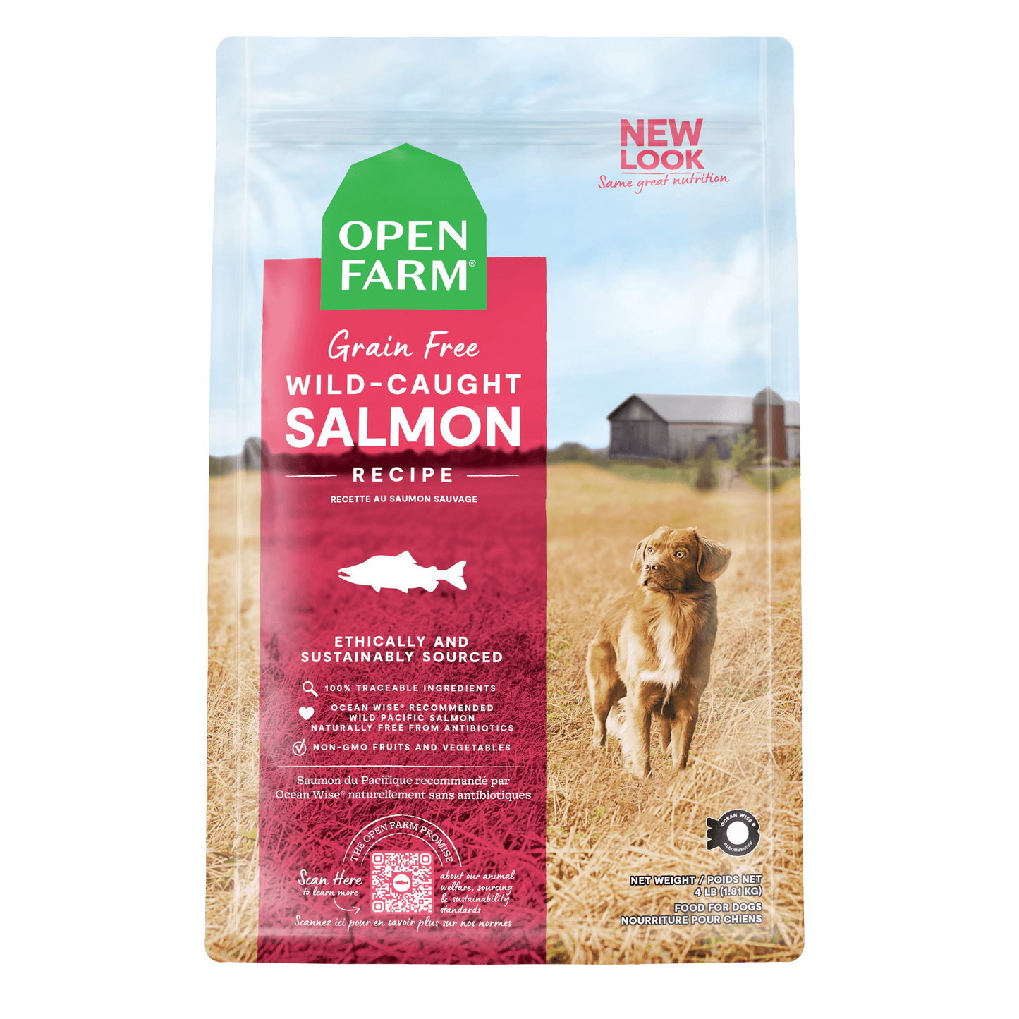 Open Farm Dog Food Wild Caught Salmon