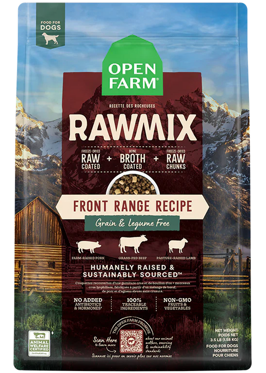 Open Farm Dog RawMix Grain Free Front Range
