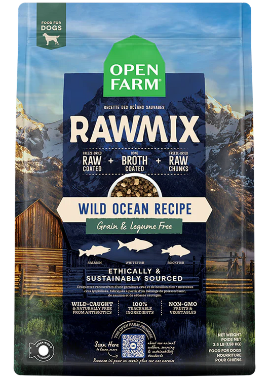 Open Farm Dog RawMix Grain Free Wild Ocean