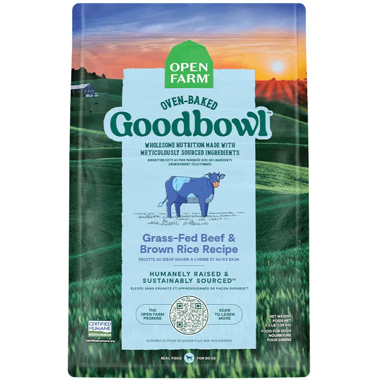 Open Farm GoodBowl Grass-Fed Beef & Brown Rice Recipe for Dogs