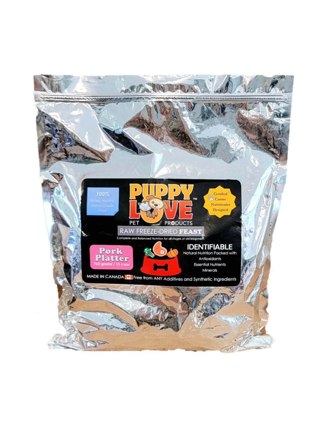 Puppy Love Freeze Dried Feast Pork Platter