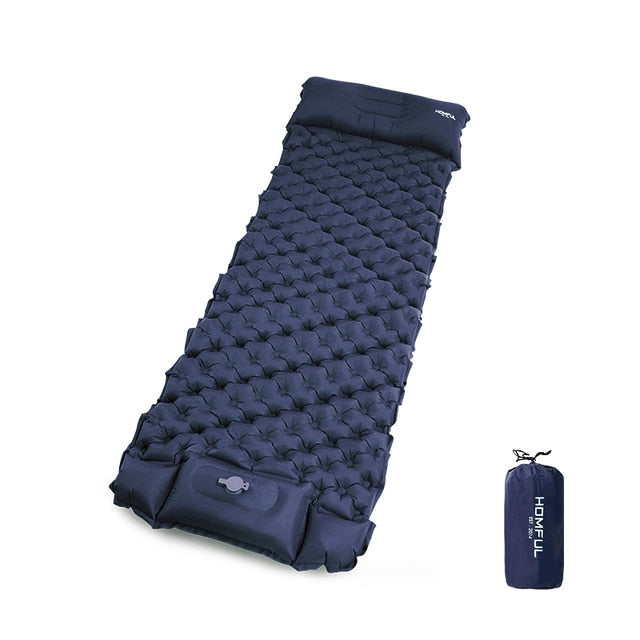 Outdoor Inflatable Sleeping Pad: Ultra-Light Travel Comfort for Camping and Hiking