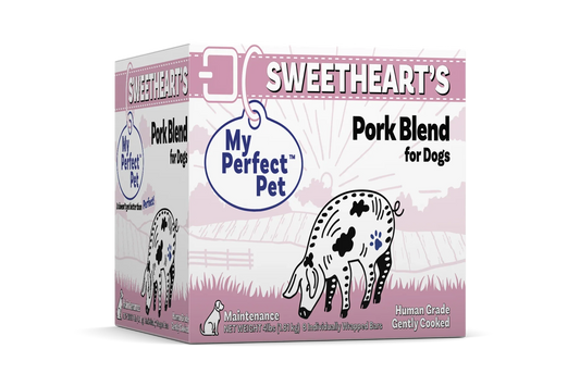 My Perfect Pet Sweetheart's Pork Frozen Cooked Dog Food 3.5lb