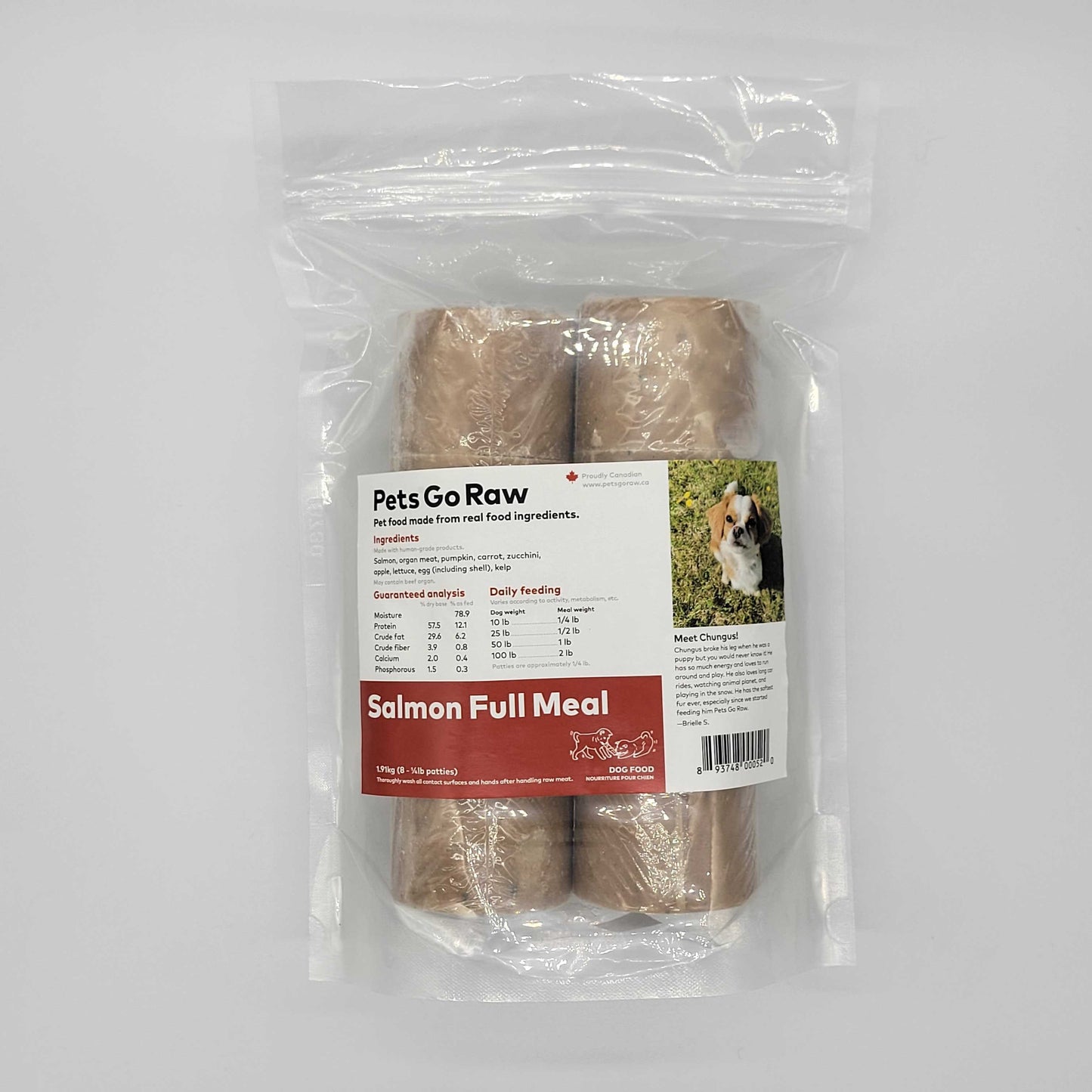 Pets Go Raw Salmon Full Meal