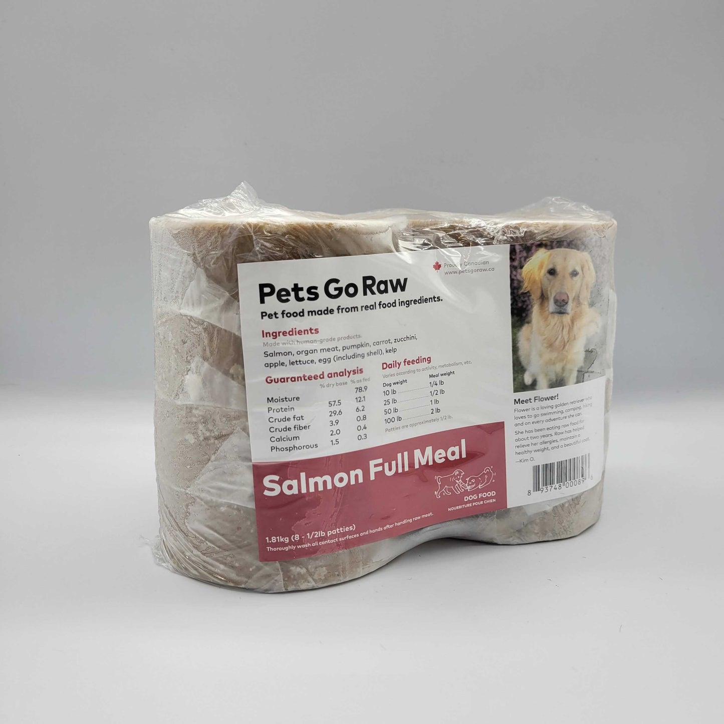 Pets Go Raw Salmon Full Meal