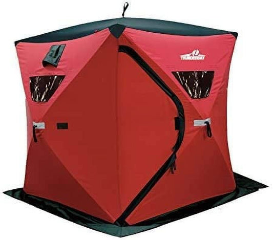 THUNDERBAY Ice Cube Series Pop-Up Portable 2 Person Ice Fishing Shelter