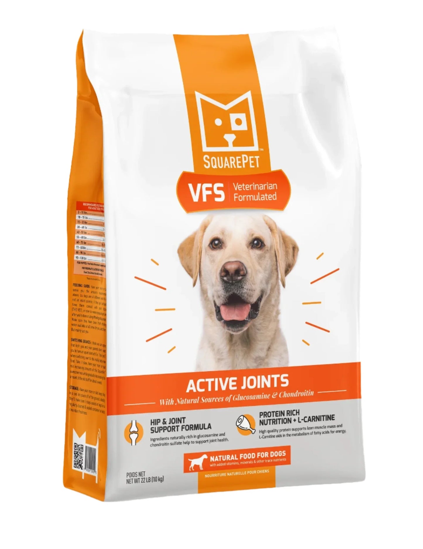 Square Pet Dog Active Joints Formula (Orange)