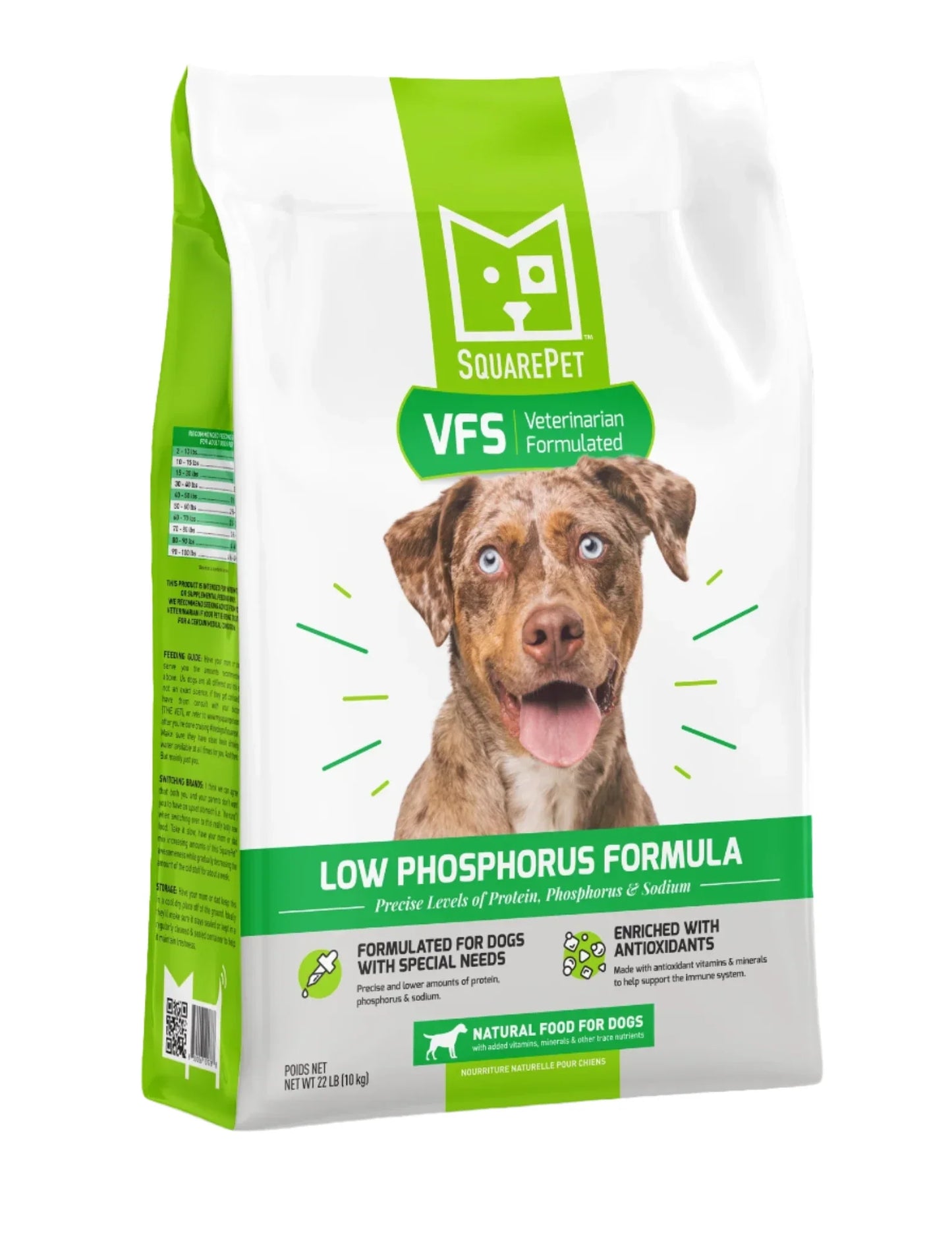 Square Pet Dog Low Phosphorus Formula (Green)