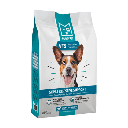 Square Pet Dog Skin & Digestive Support (Teal)