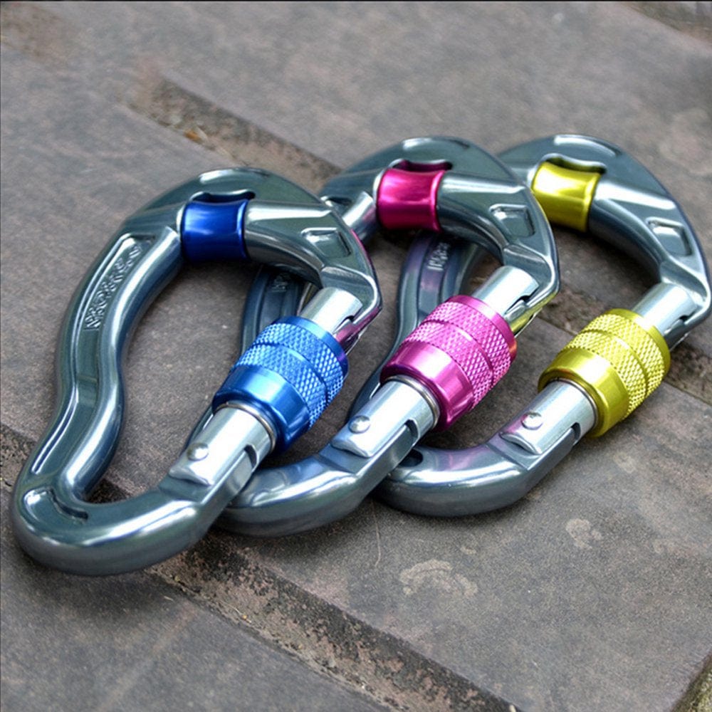 Betterz Climbing Carabiner Anti-Oxidation Wear Resistant Accessory Heavy Duty Climbing Twist Clip for Mountaineering