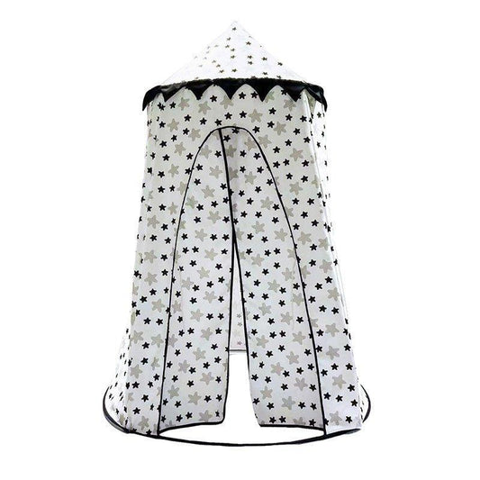 Black and White Star Pop Up Playhouse Toy for Kids