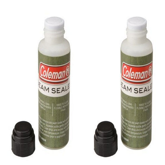Coleman 2 Oz. Waterproof Clear Seam Sealer for Tents and Backpacks - Pack of 2