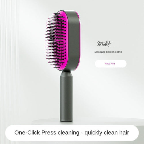 Self Cleaning Hair Brush & Massage Bristles